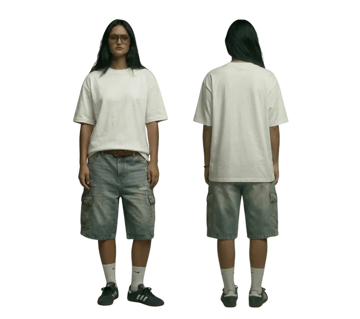 Oversized White T-Shirt - Unisex