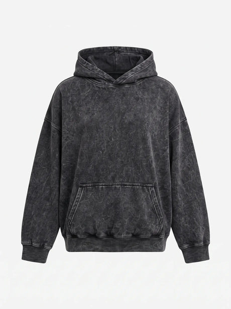 Washed Oversized Hoodie - Gray
