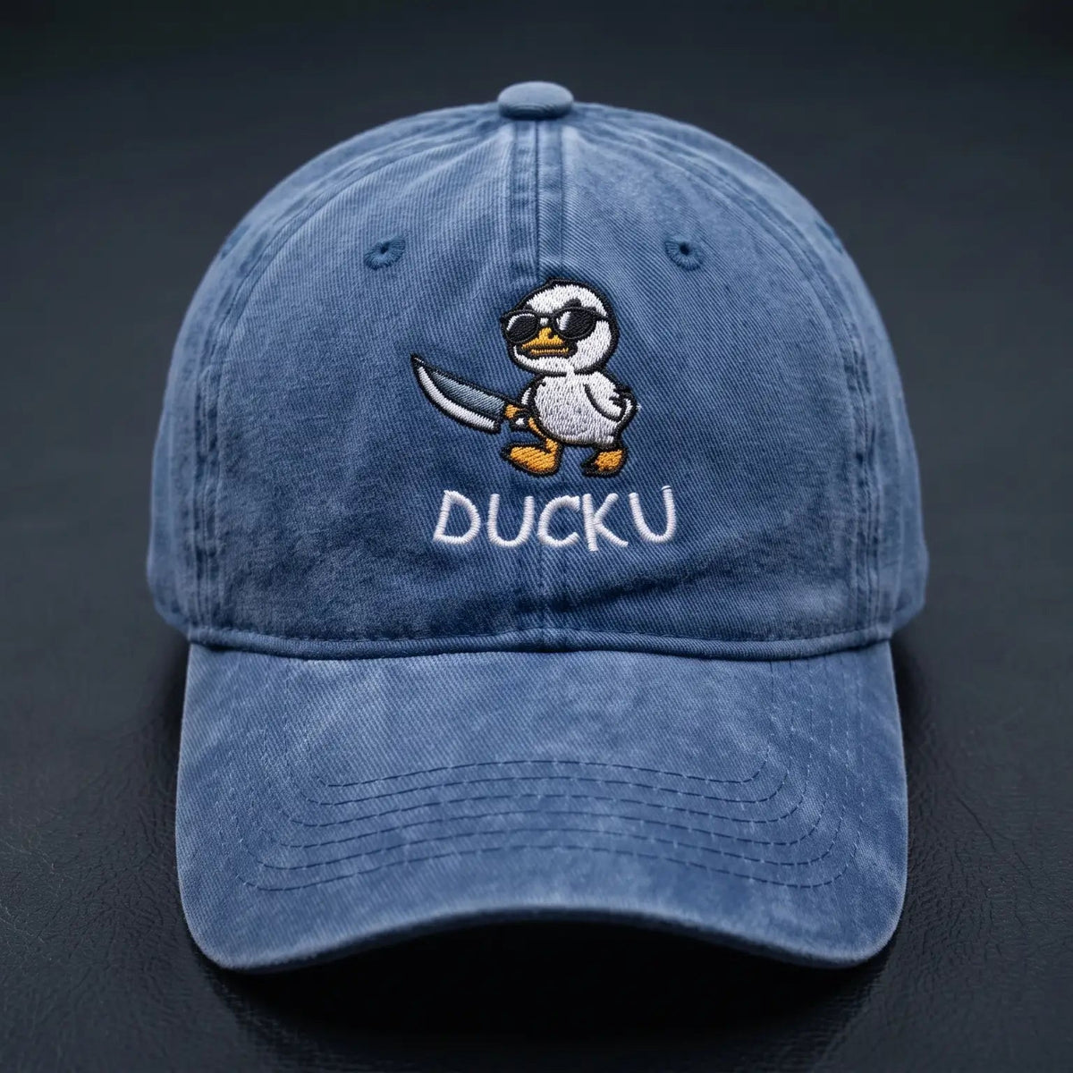 Duck U Washed Cap – Embroidered Streetwear Cap