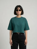 Cropped Oversized T-Shirt | NEX Streetwear Egypt | Basic Cropped T-shirts