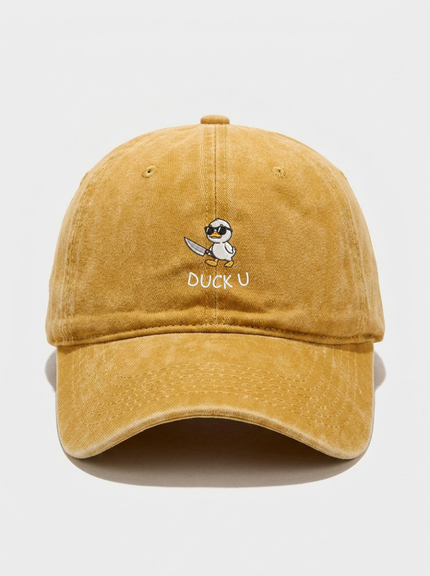 Duck U Washed Cap – Washed Mustard – NEX