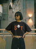 SHiT - Cropped Oversized T-Shirt | NEX Streetwear Egypt | Cropped T-shirts
