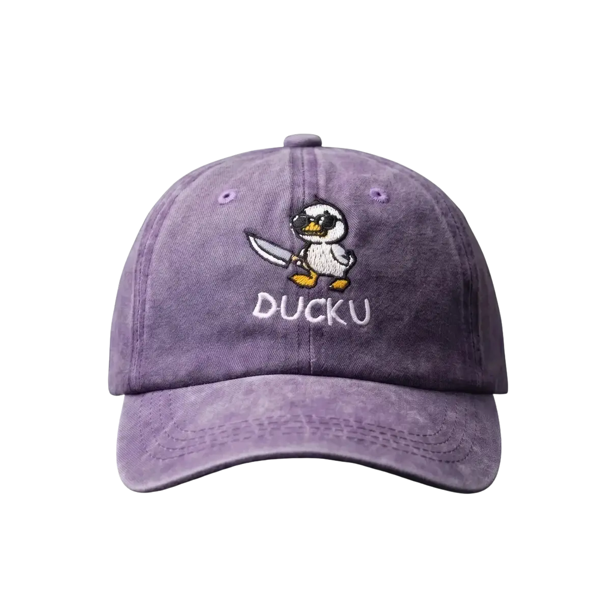 Duck U Washed Cap – Embroidered Streetwear Cap