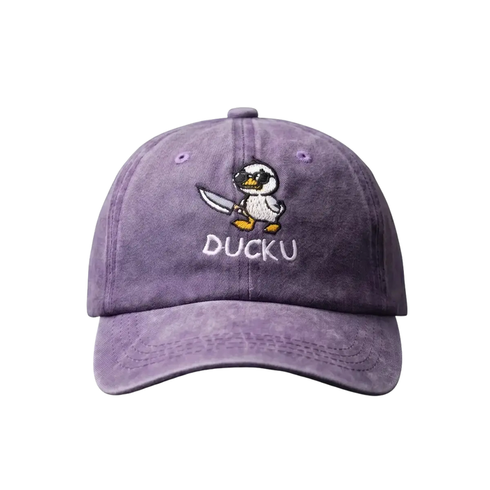 Duck U Washed Cap – Embroidered Streetwear Cap