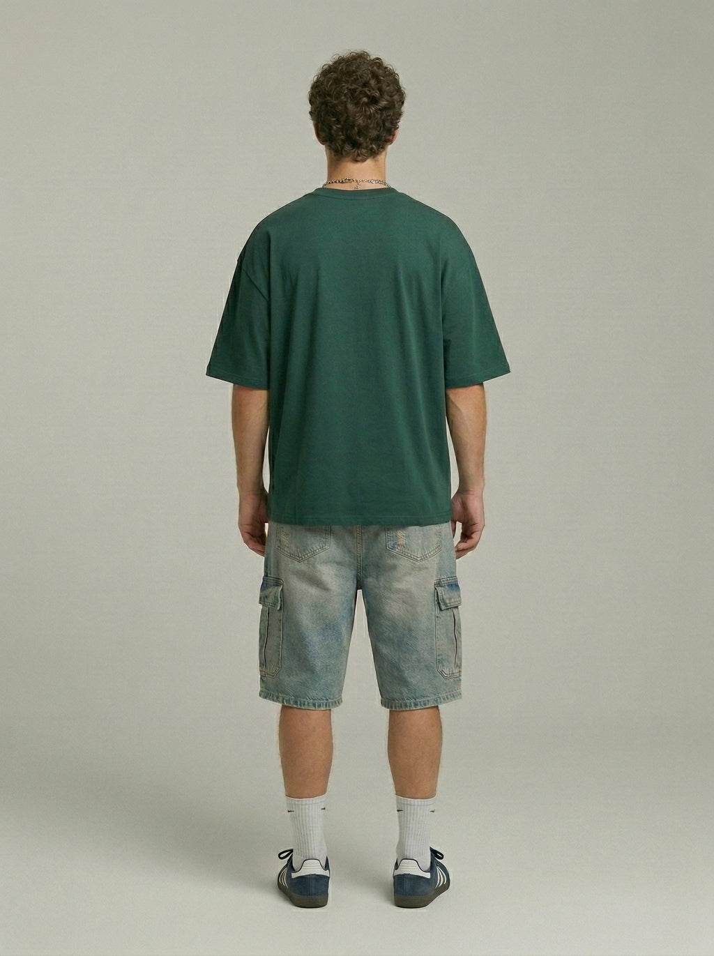 Oversized Green T-Shirt | NEX Streetwear Egypt | Basic T-Shirts