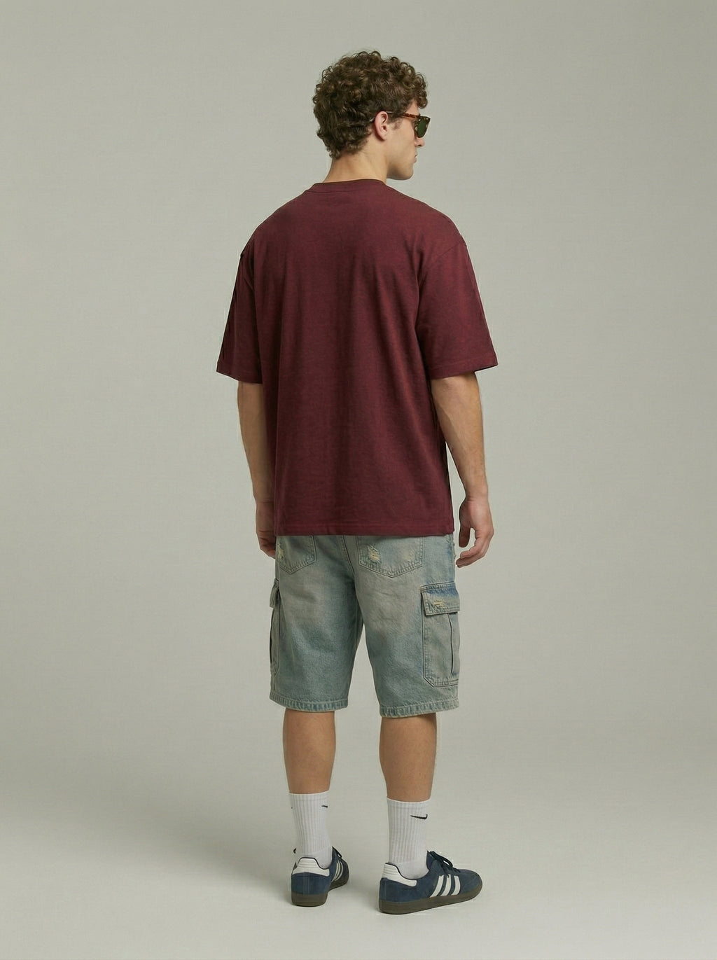 Oversized Burgundy T-Shirt