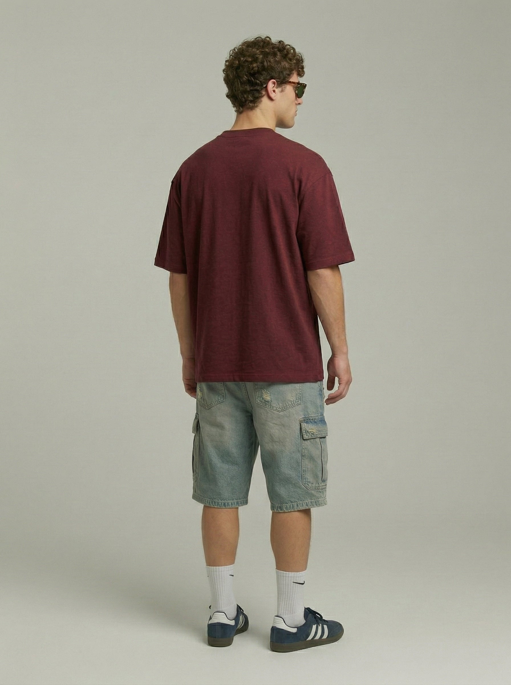 Oversized Burgundy T-Shirt