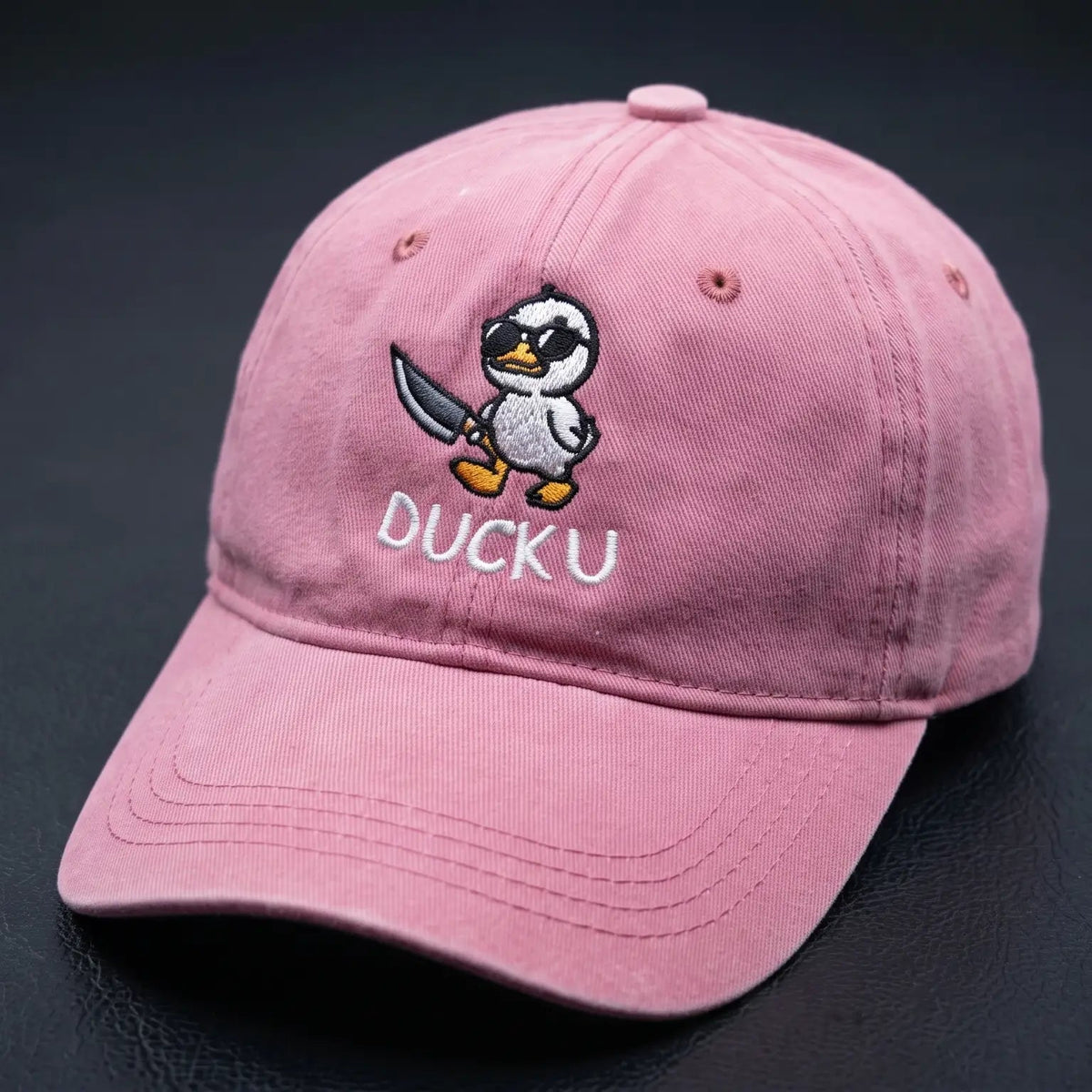 Duck U Washed Cap – Embroidered Streetwear Cap