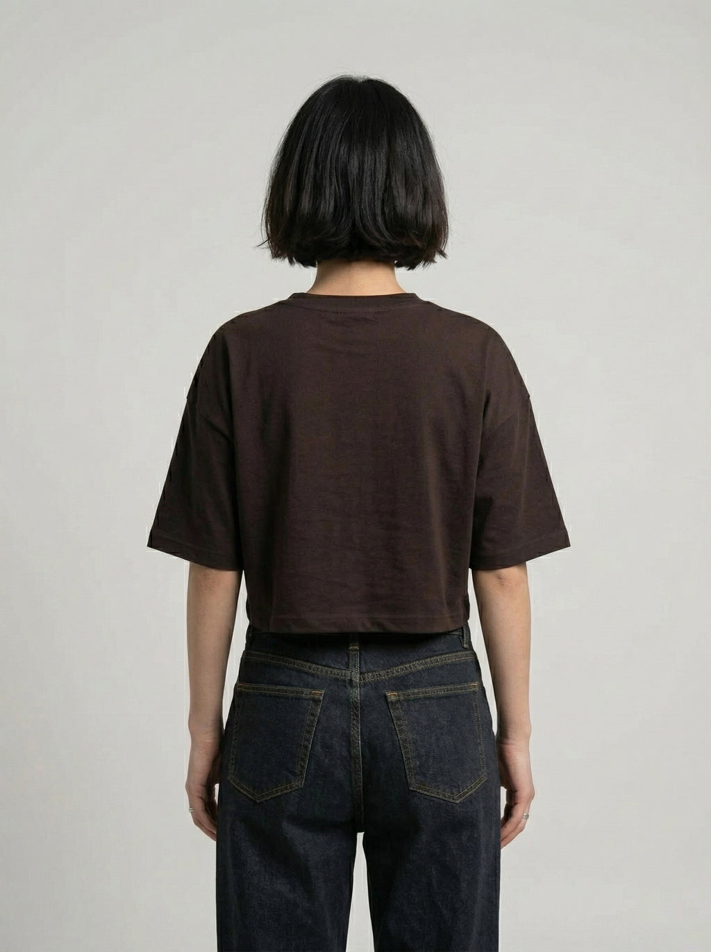 Cropped Oversized T-Shirt | NEX Streetwear Egypt | Basic Cropped T-shirts