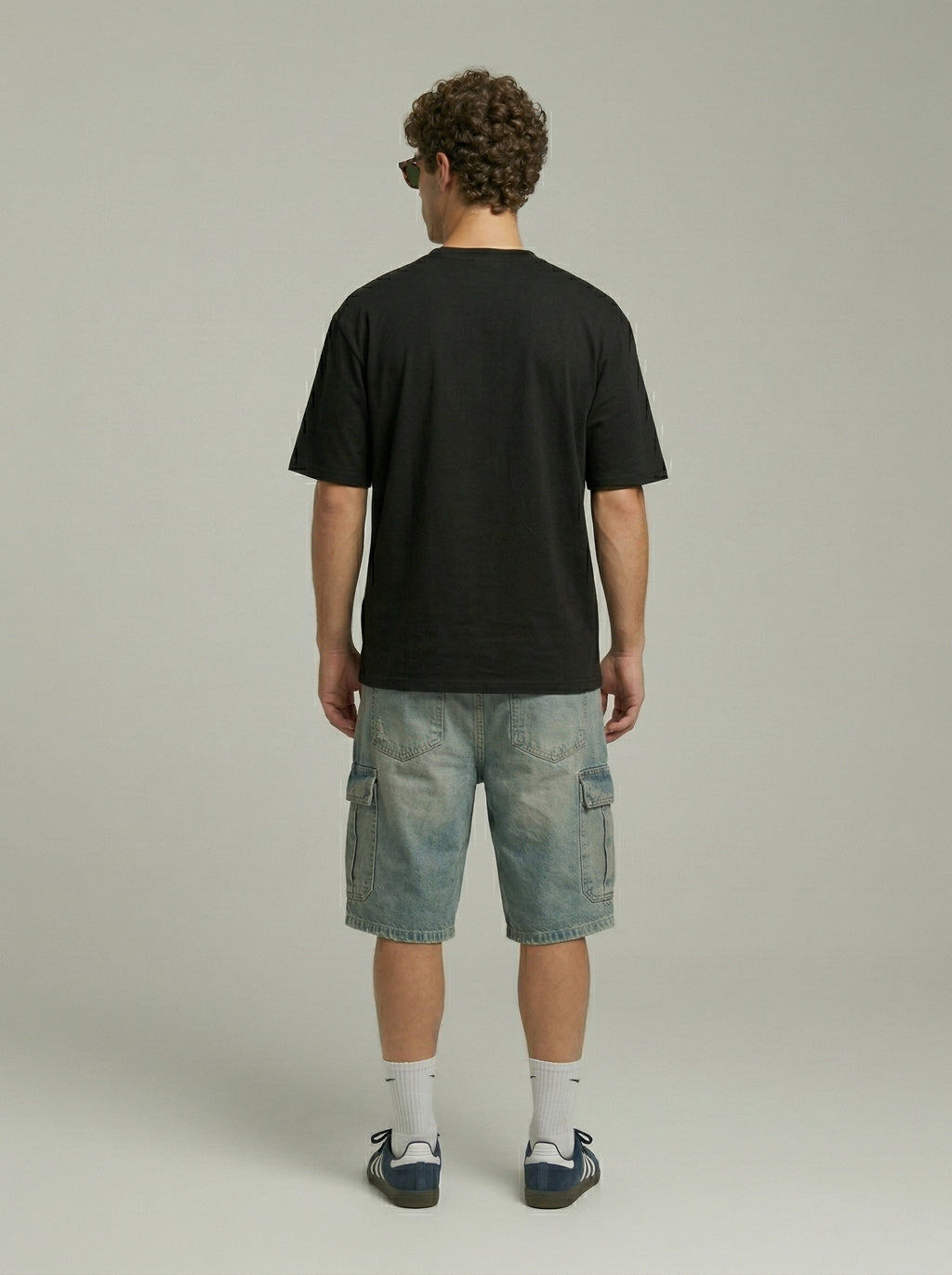 Oversized Black T-Shirt | NEX Streetwear Egypt | Basic T-Shirts