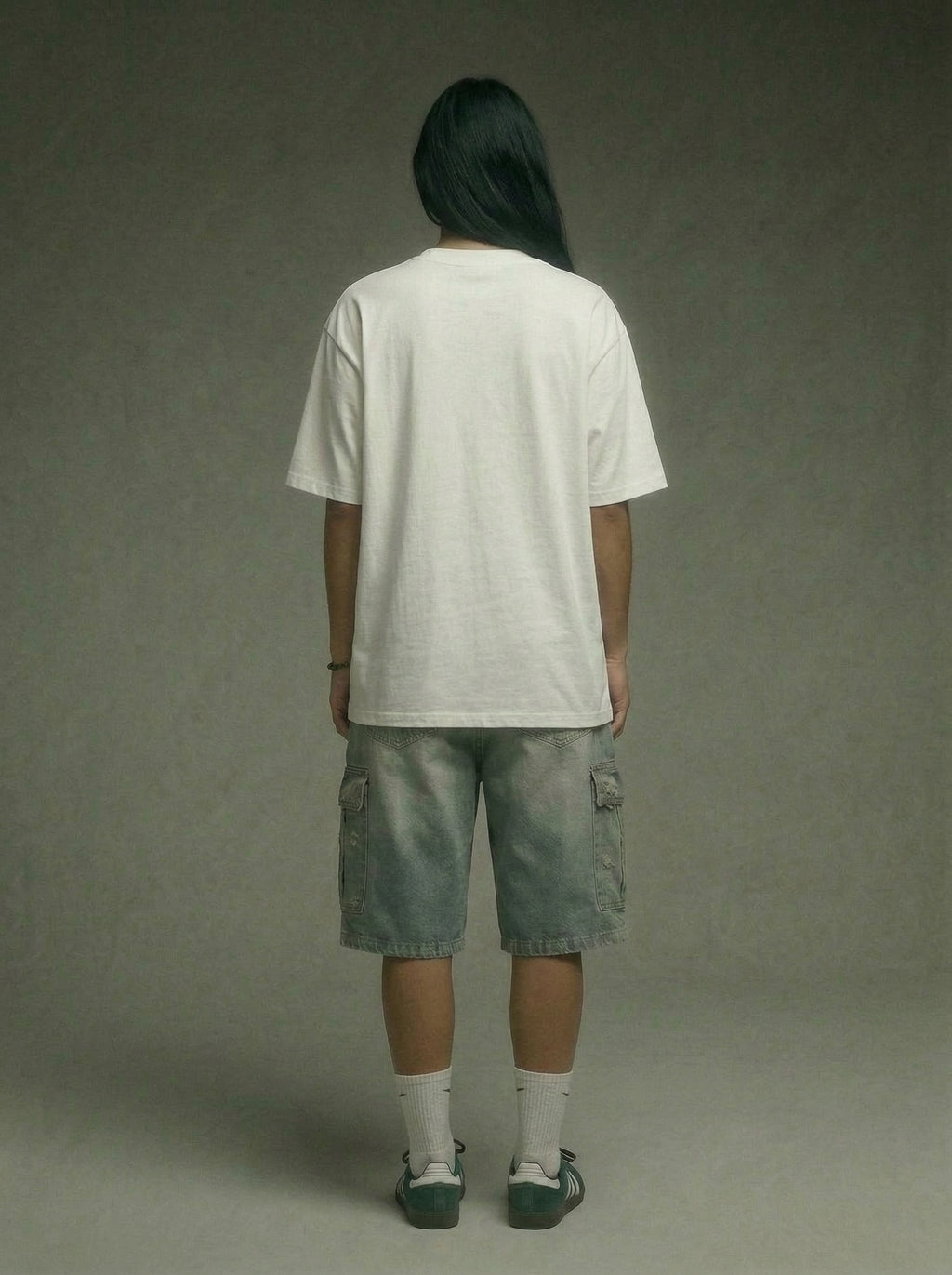 Oversized White T-Shirt - Unisex | NEX Streetwear Egypt | Basic T-Shirts