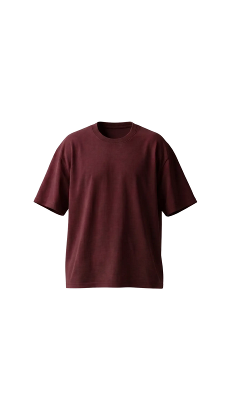 Oversized Burgundy T-Shirt