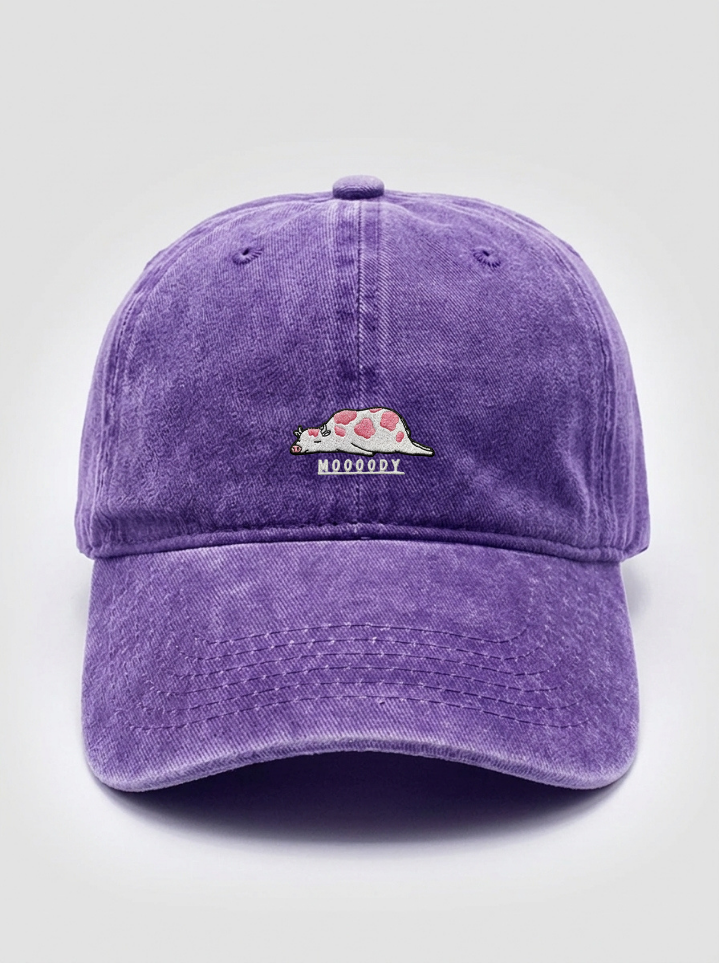 Moooody Washed Cap – Washed Purple – NEX