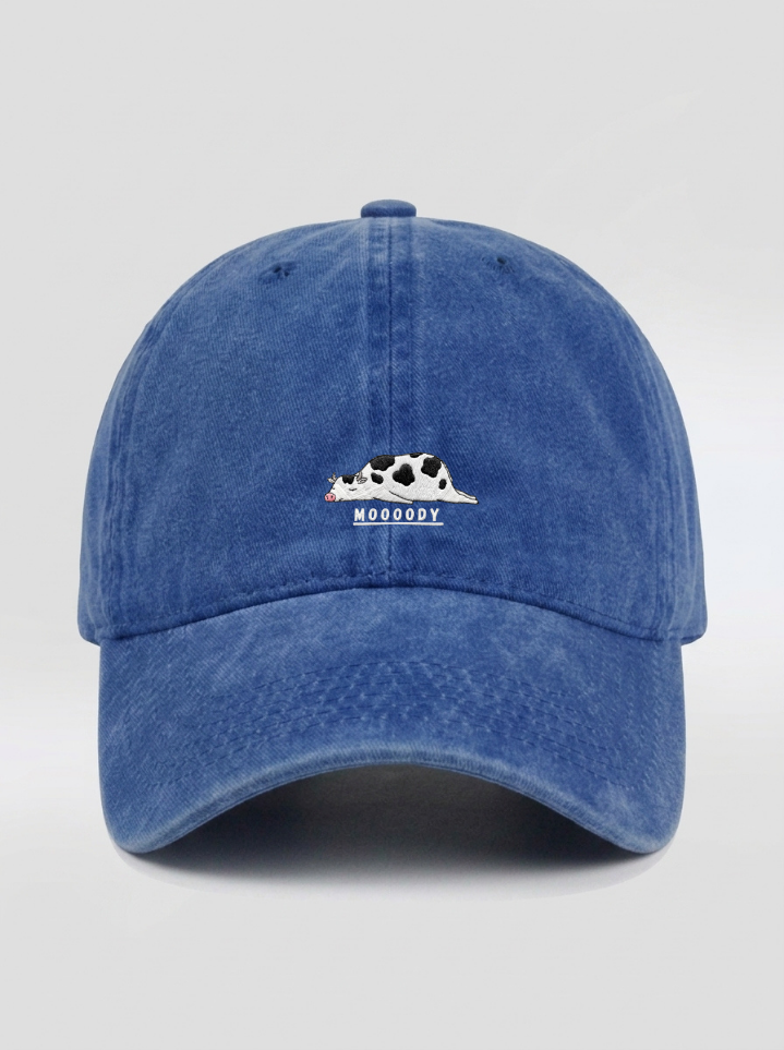 Moooody Washed Cap – Washed Blue – NEX