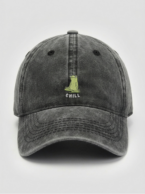 Chill Washed Cap – Washed Black – NEX