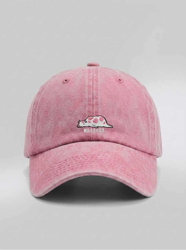 Moooody Washed Cap – Washed Pink – NEX