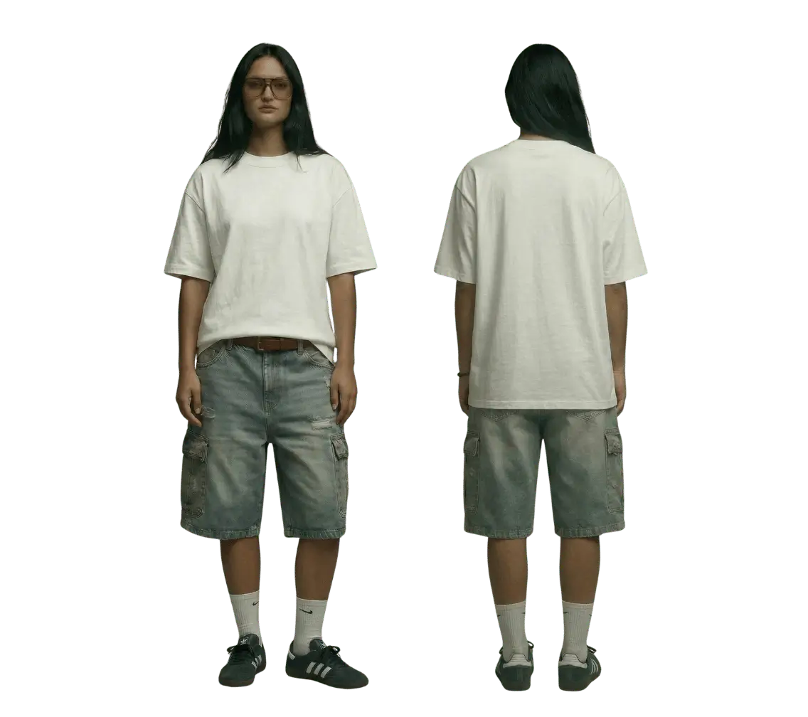 Oversized White T-Shirt - Unisex