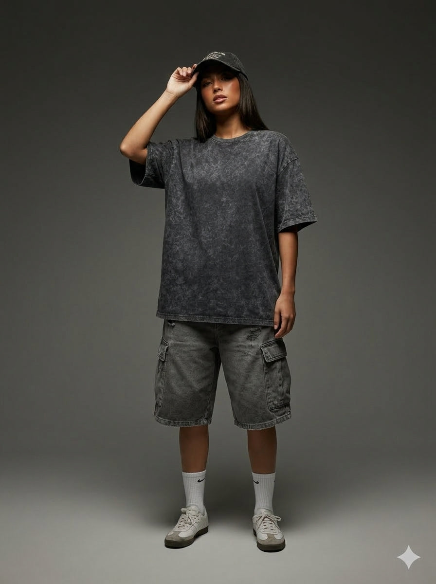 The Good Stuffe - Washed Oversized Unisex T-Shirt