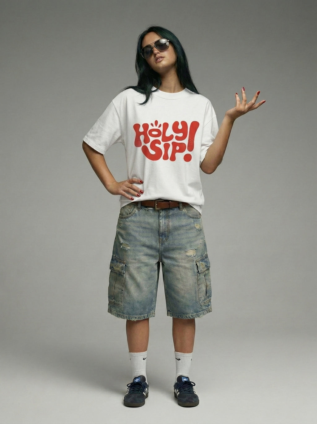 Holy sip! - Oversized T-Shirt | NEX Streetwear Egypt | T-Shirts