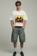 PEW PEW - Oversized T-Shirt | NEX Streetwear Egypt | T-Shirts