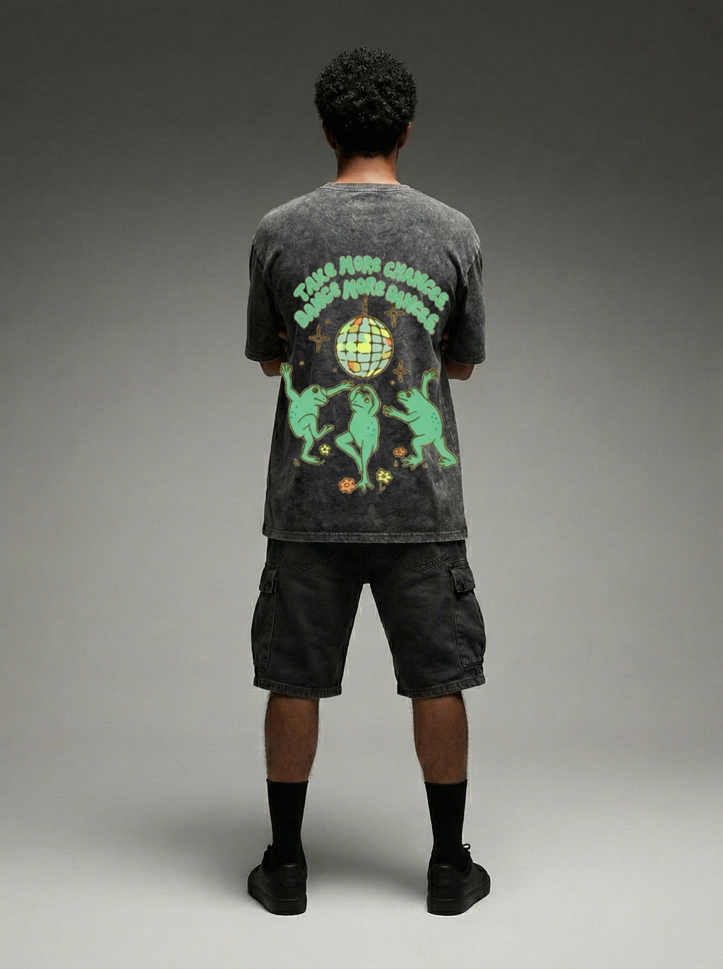 Dance More Dances- Washed Oversized Unisex