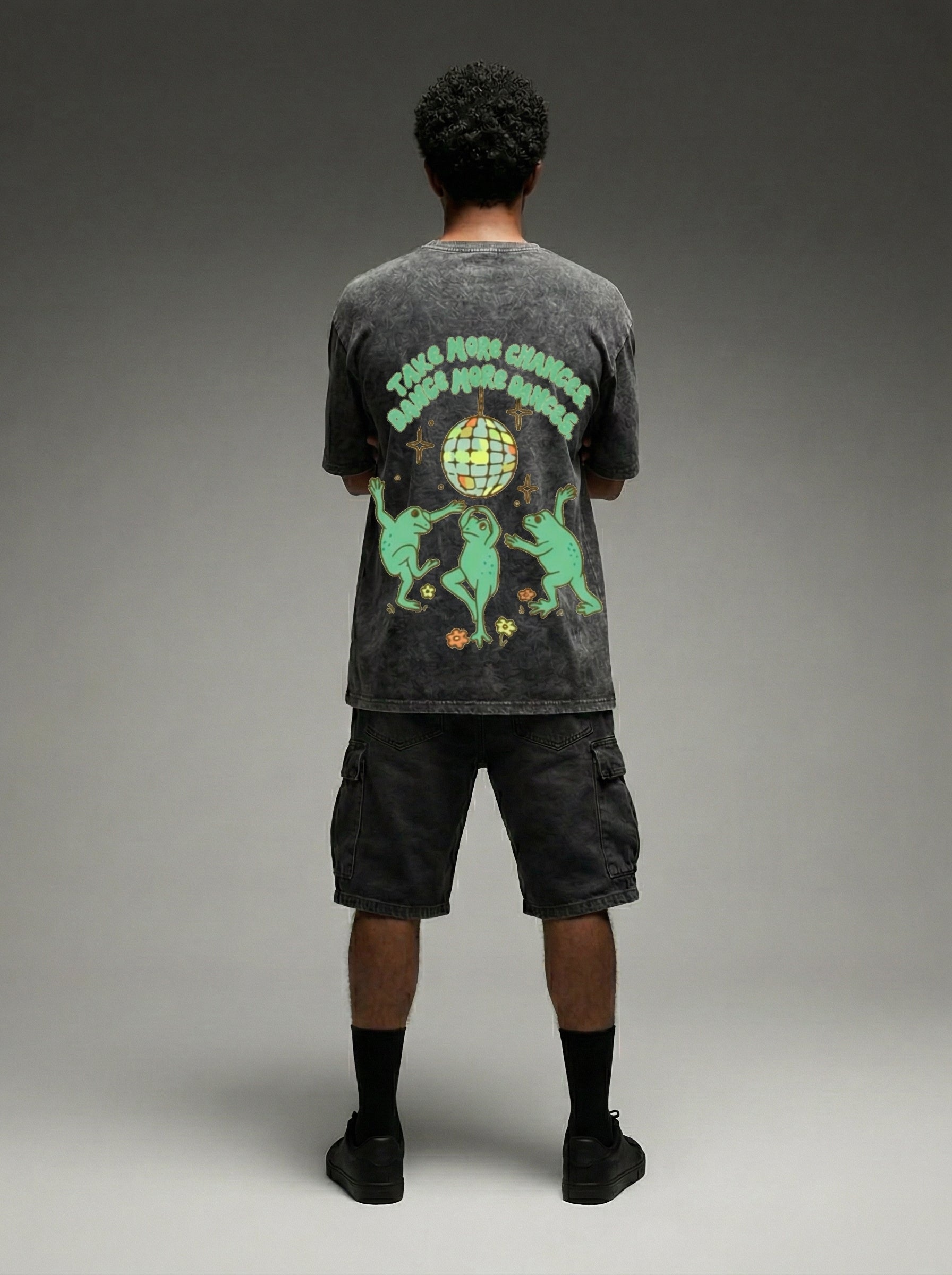 Dance More Dances- Washed Oversized Unisex