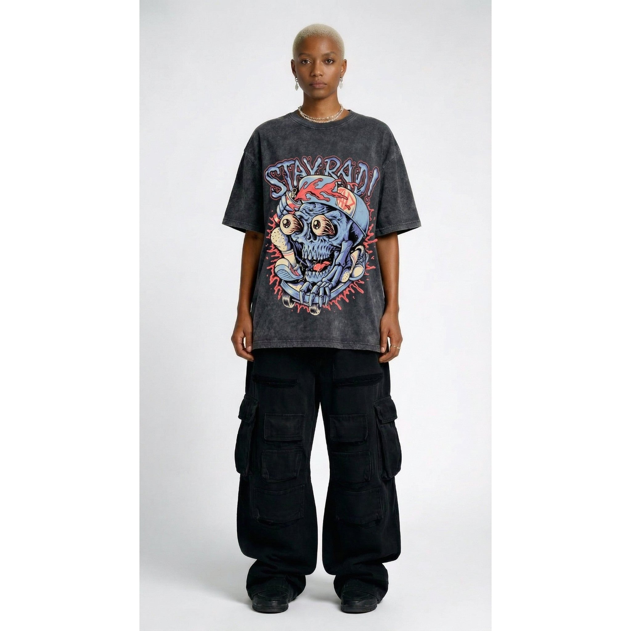 STAY BAD - Washed Oversized Unisex