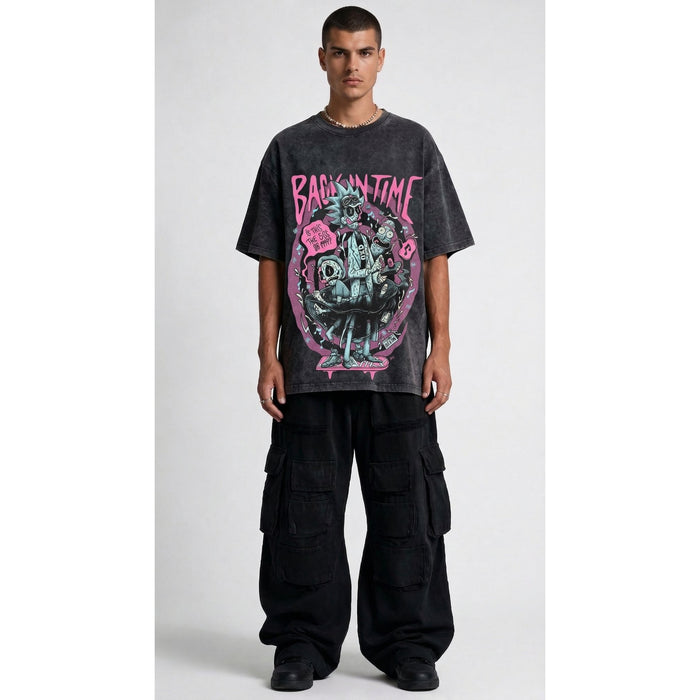 Rick &amp; Morty - Washed Oversized T-Shirt | NEX Streetwear Egypt | T-Shirts