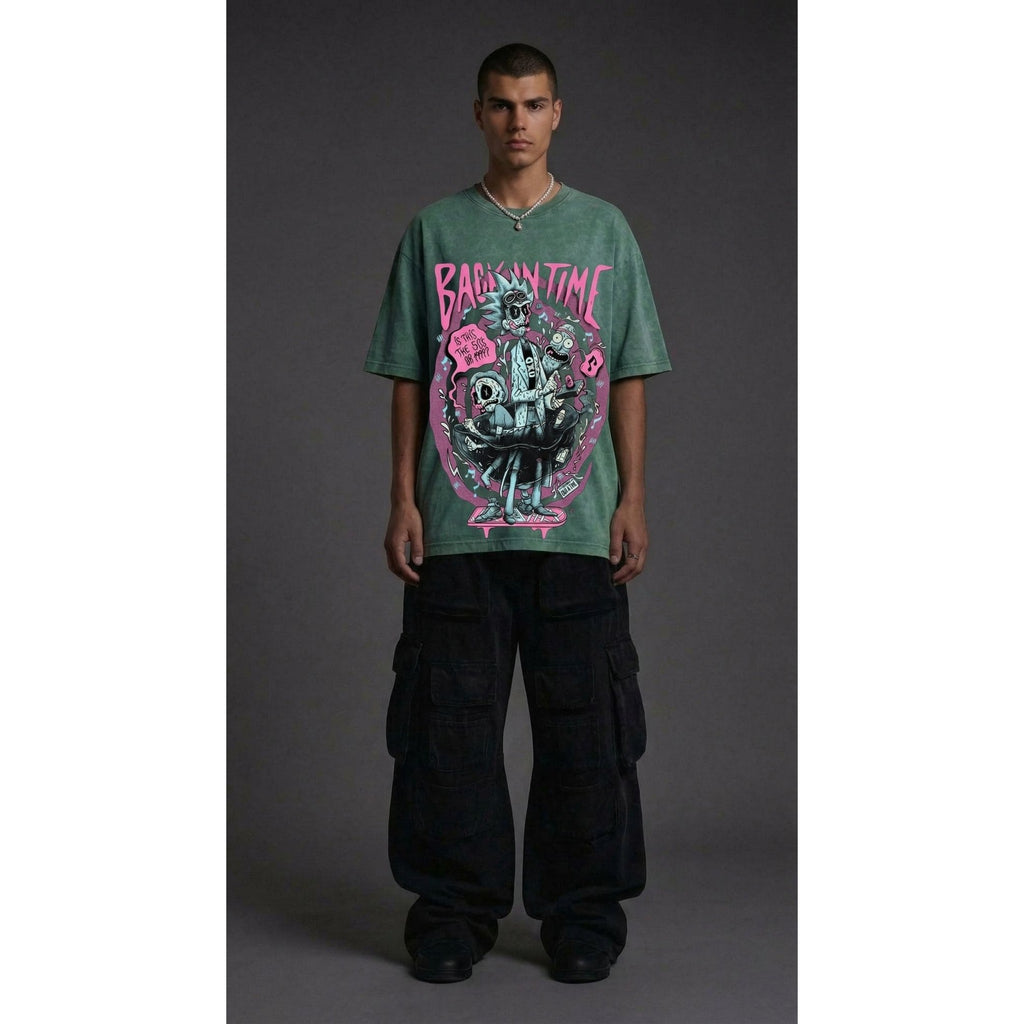 Rick &amp; Morty - Washed Oversized T-Shirt | NEX Streetwear Egypt | T-Shirts