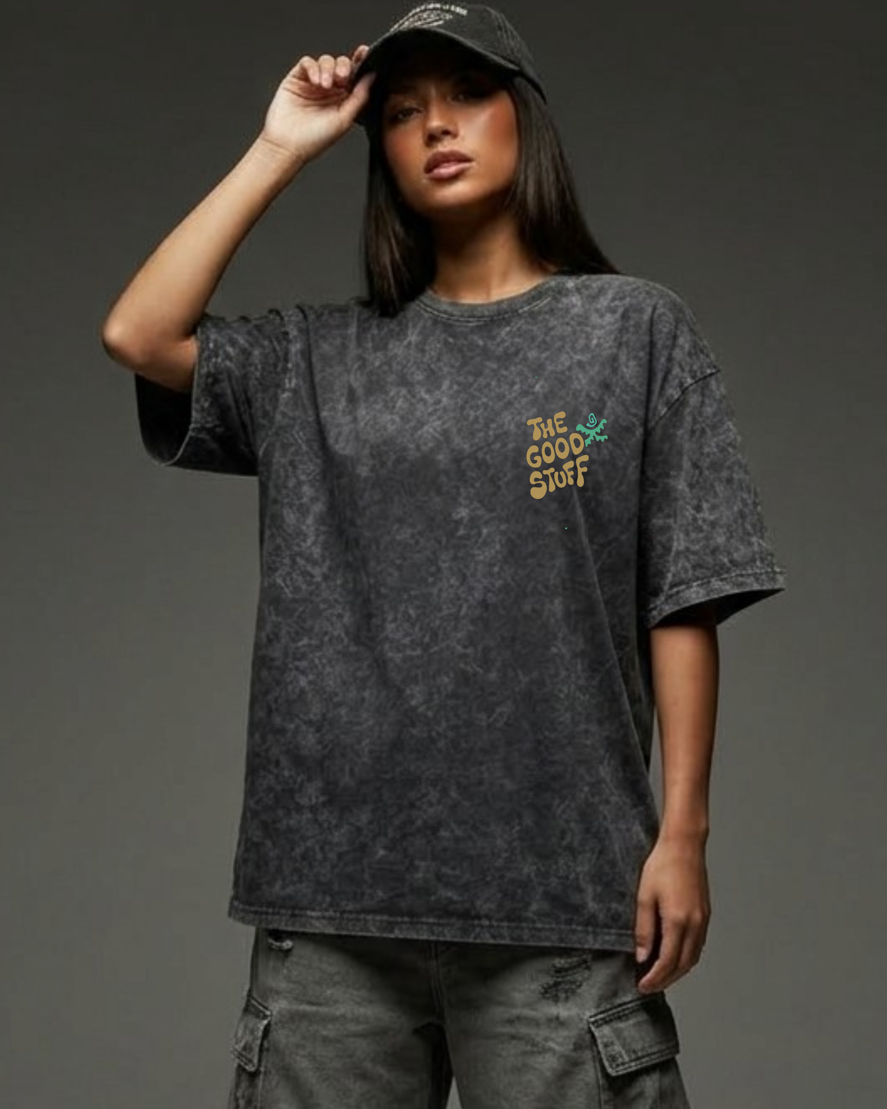 The Good Stuffe - Washed Oversized T-Shirt | NEX Streetwear Egypt | T-Shirts