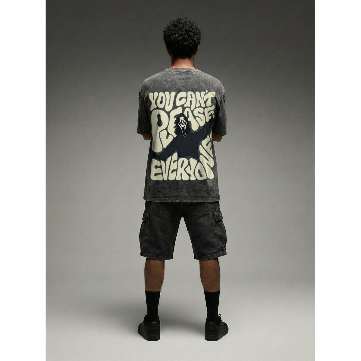 You cant please everyone - Washed Oversized T-Shirt | NEX Streetwear Egypt | T-Shirts