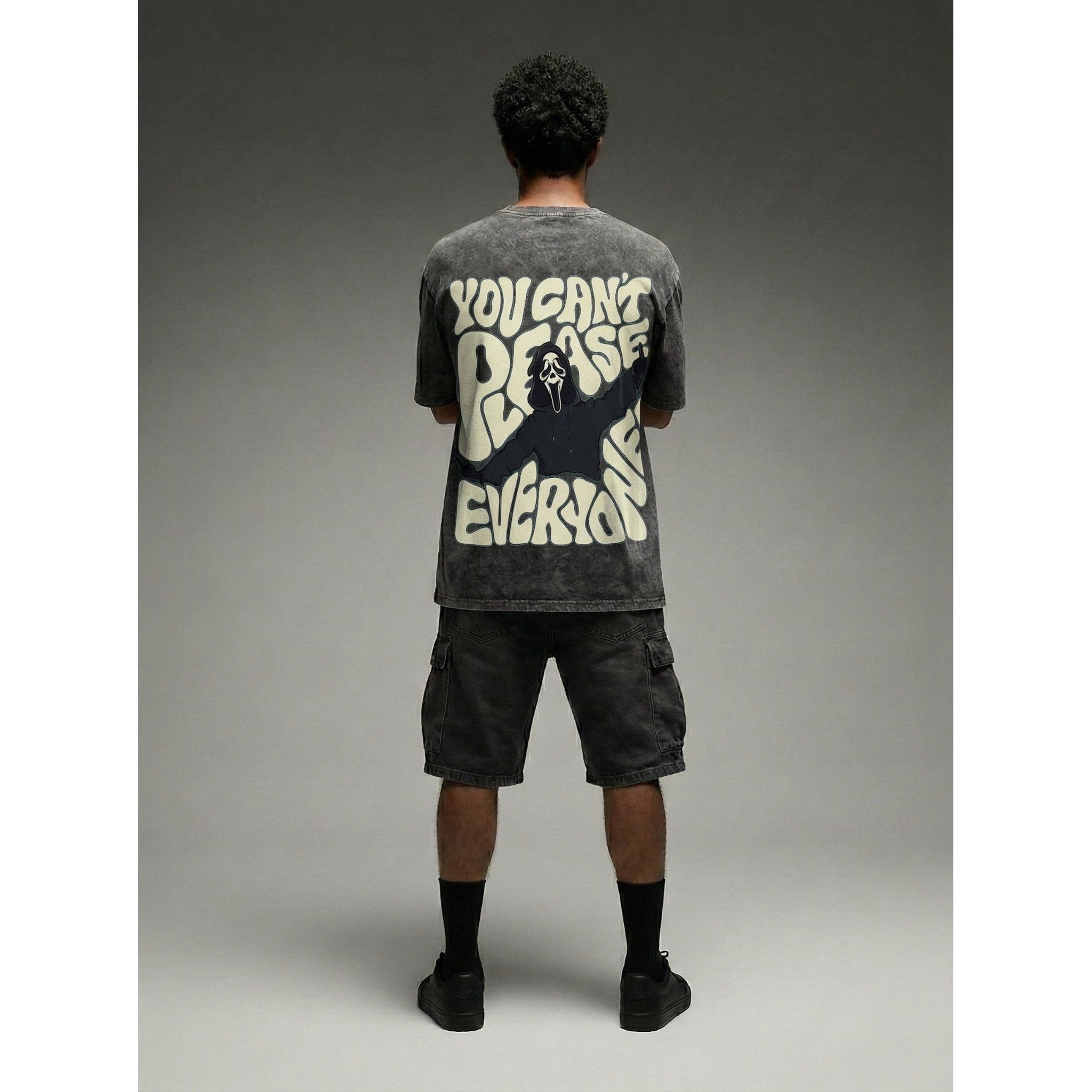 you cant please everyone - Washed Oversized Unisex T-Shirt