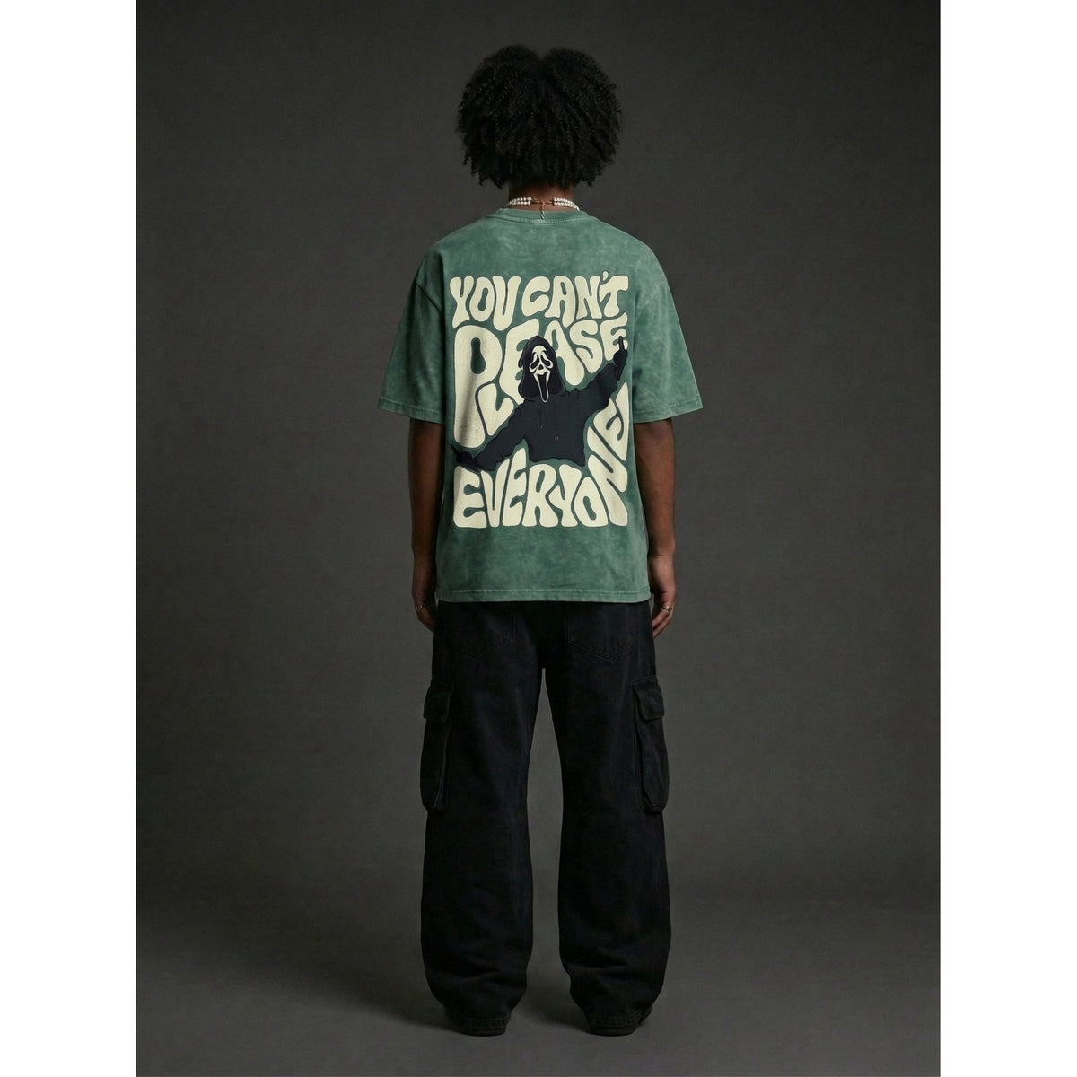 You cant please everyone - Washed Oversized T-Shirt | NEX Streetwear Egypt | T-Shirts