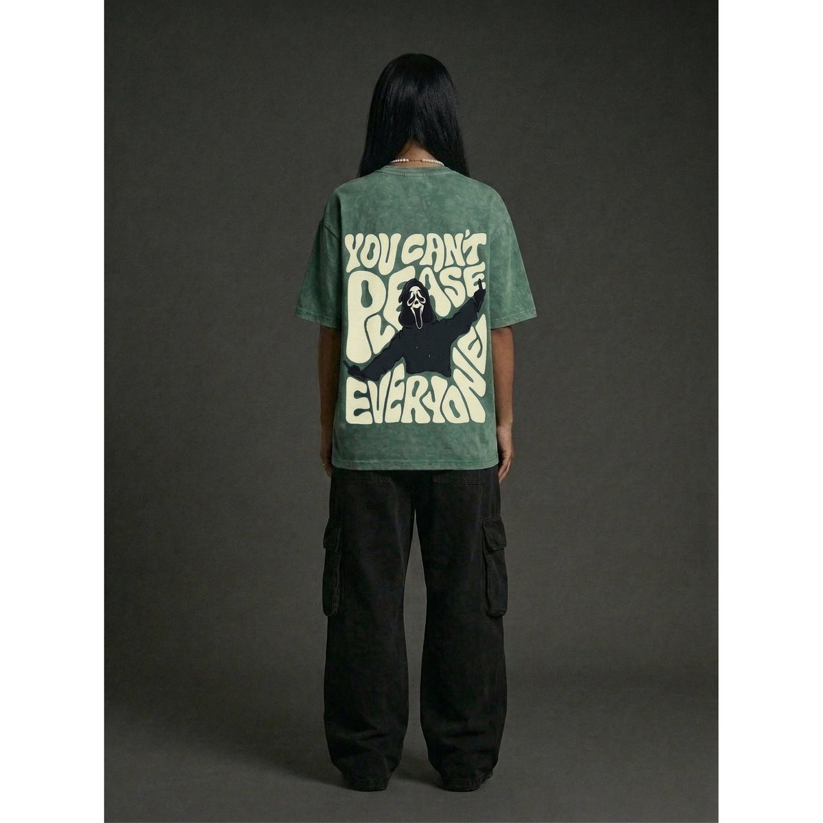You cant please everyone - Washed Oversized T-Shirt | NEX Streetwear Egypt | T-Shirts