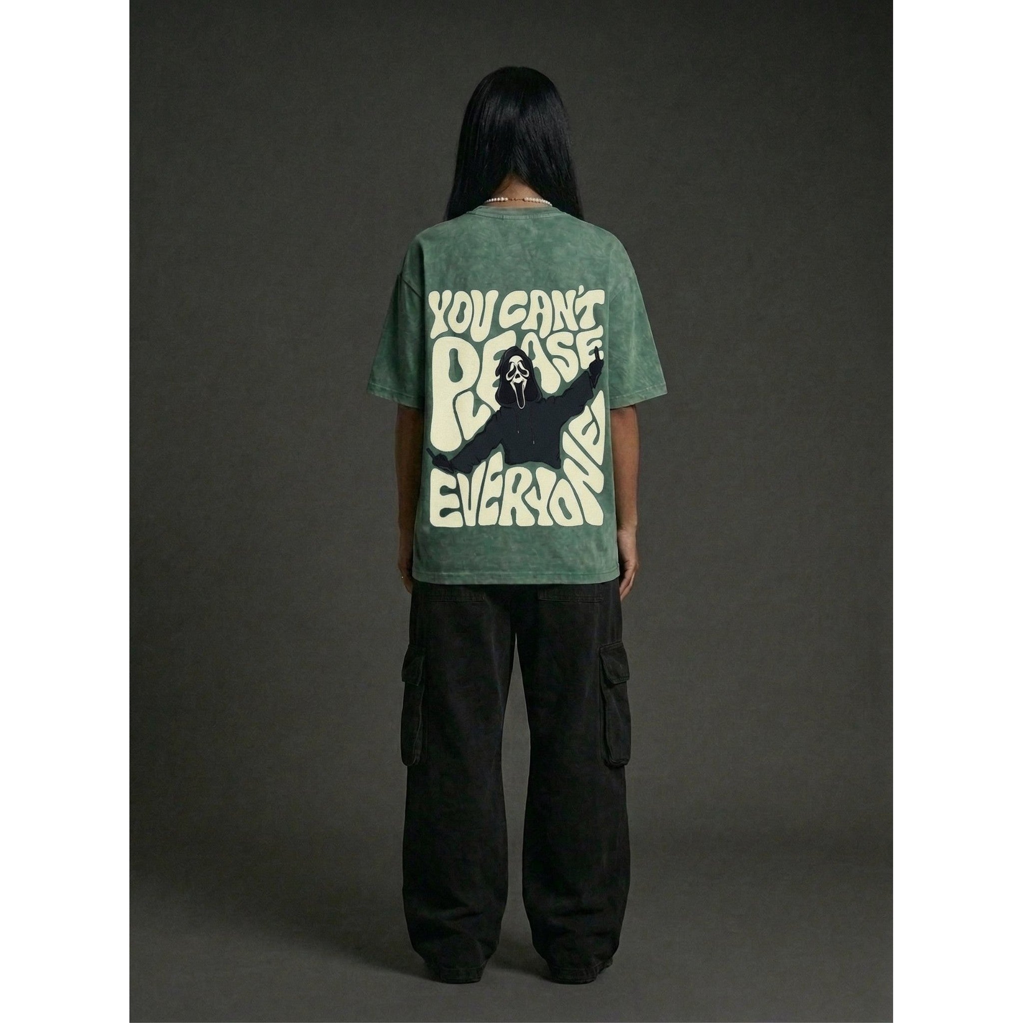 you cant please everyone - Washed Oversized Unisex T-Shirt